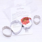 STAINLESS STEEL SIMPLE PEONY PETAL CUTTER  SET